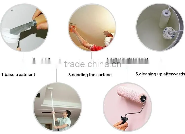 Seamless interior wall paint