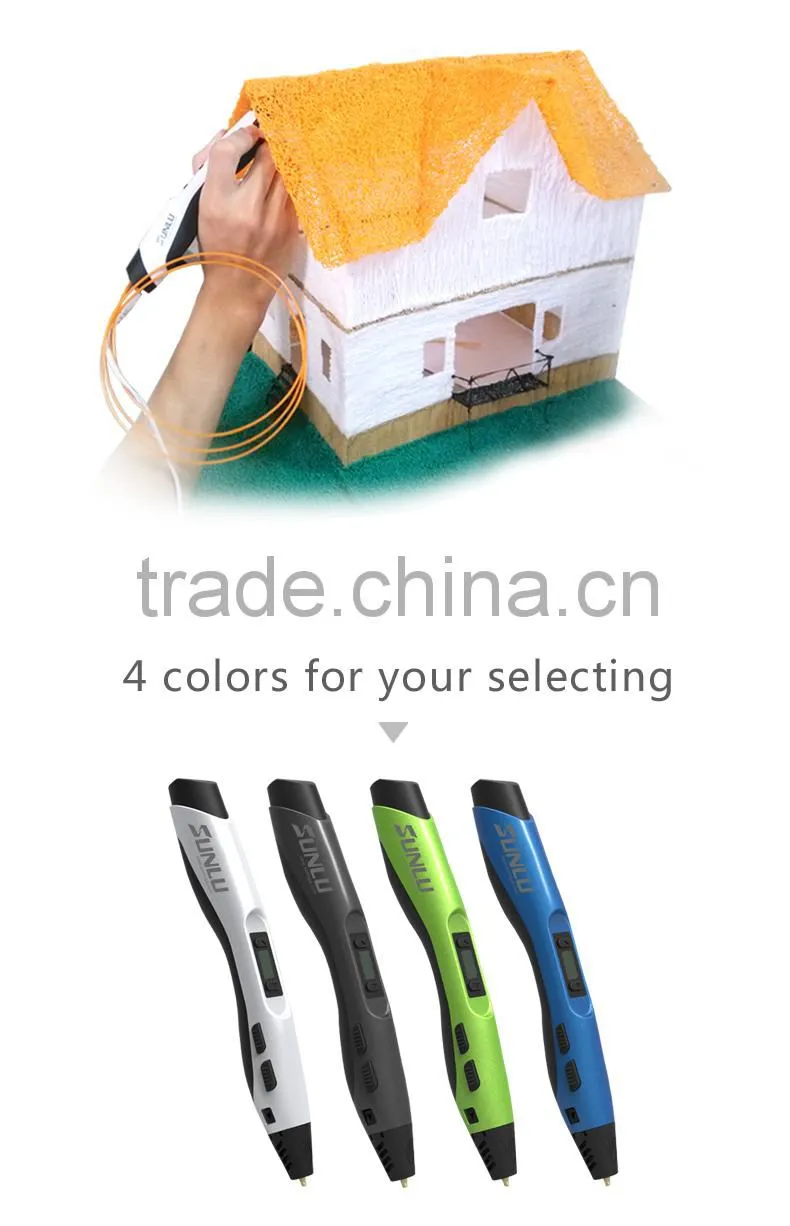 Sunlu 2016 hot sale !! 3rd generation intelligent pen 3d