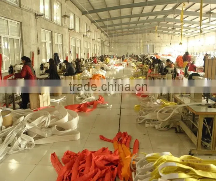 rc small and heavy duty polyester round slings soft pipe lifting slings