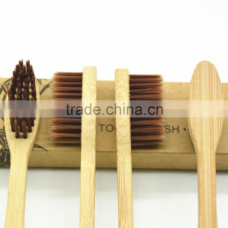 Manufacturers wholesale 2016 new bamboo toothbrush e12 Manual toothbrush Bamboo charcoal toothbrush