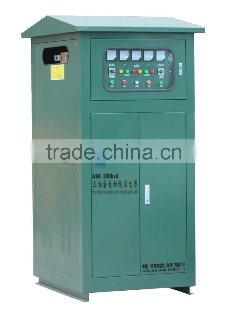 Wholease SBW 300KVA Three Phase Automatic AC Voltage Stabilizer With Servo Motor Protector