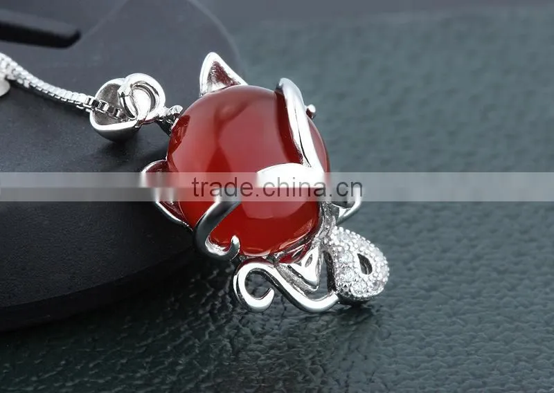 Stock ! ! ! 925 sterling silver jewelry wholesale jewelry 925 red agate jewelry