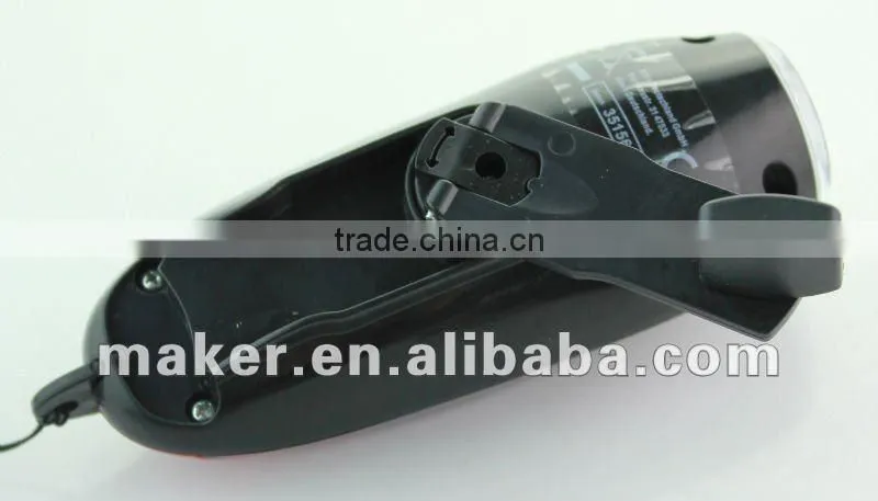 3 LED Dynamo Plastic Flashlight