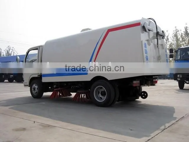 good quality dongfeng 4m3 pavement sweeper