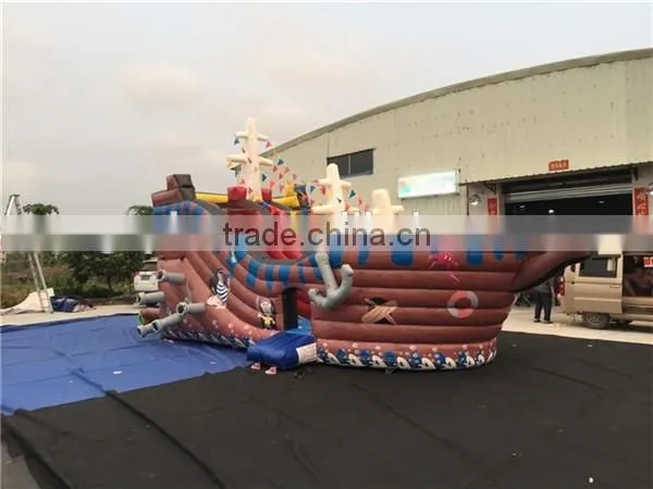 2016 New Design Inflatable Pirate Boat Bouncer / Inflatable Playground