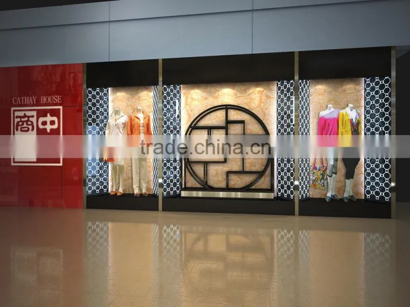 clothing display showcase