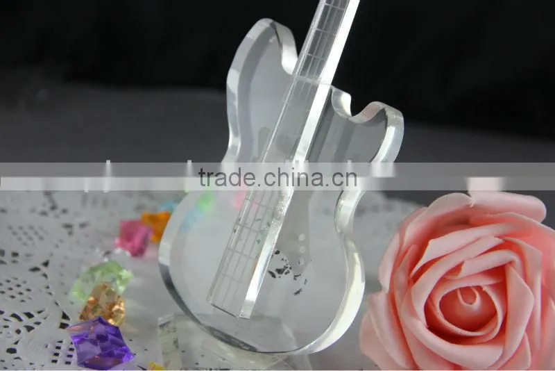 New Design Crystal Violin Model For Souvenirs