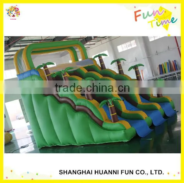 Water park equipments, big inflatable water slides for sale accept customized