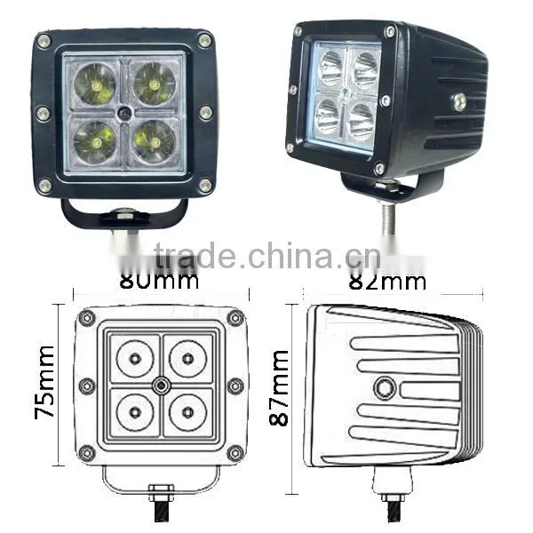 20w .4500lm,off-road driving work light 6500k RGD1046 flood beam led working lighting for car,boat tank,outdoor.motorcycle