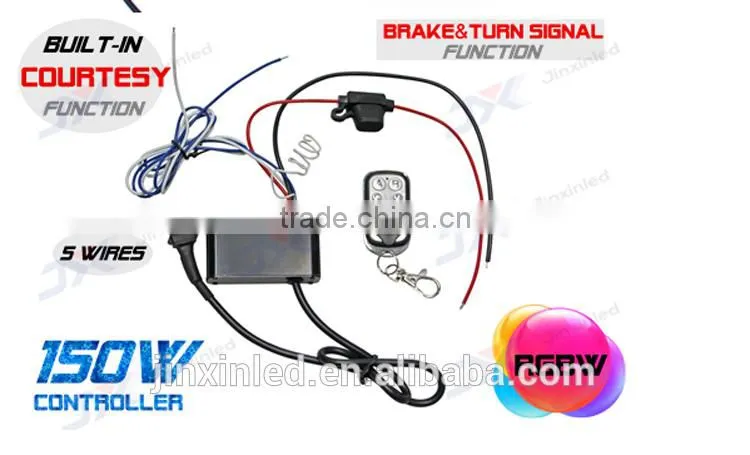 RGB universal remote controller for motorcycle