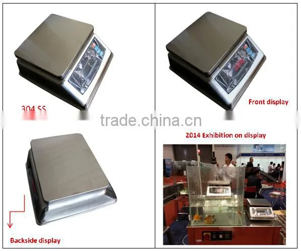 LAMBRY SGS 3kg, 6kg,15kg, 30kg stainless steel waterproof scale