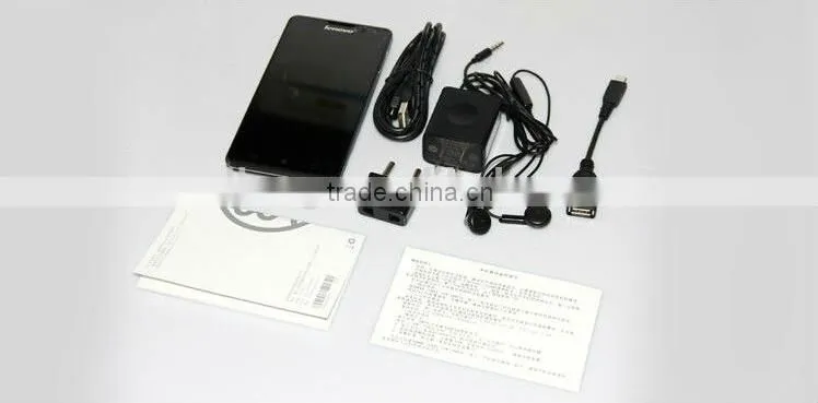 5'' HD IPS Lenovo P780 MTK6589 Quad Core Max 1.2GHz 1280*720 RAM1G+ROM4G Android 4.2 smartphone