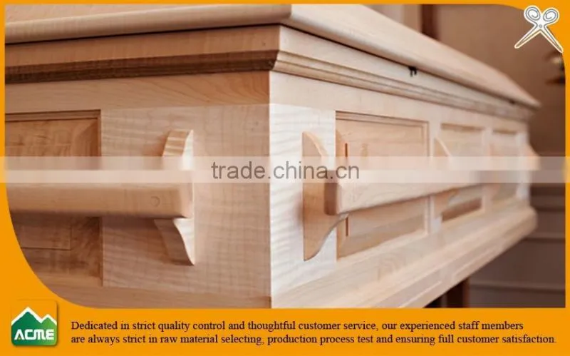 luxury cheap casket supplier sell wood casket
