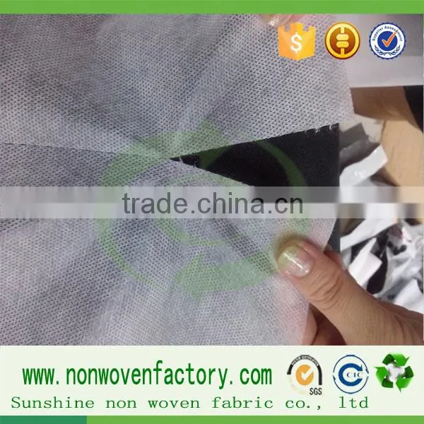 Best sale products in china hydrophobic nonwoven fabric for baby diaper, water absorption fabric