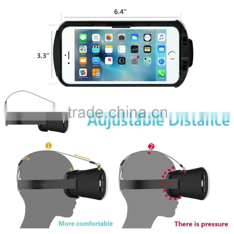 headset for google cardboard 3D glassess vr box