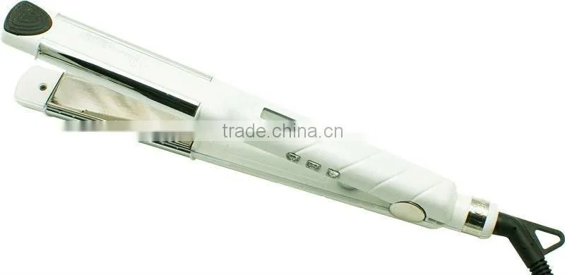 professional LED multifunctional titanium hair salon straightener B030