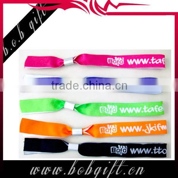 custom woven wristband or fabric wristband