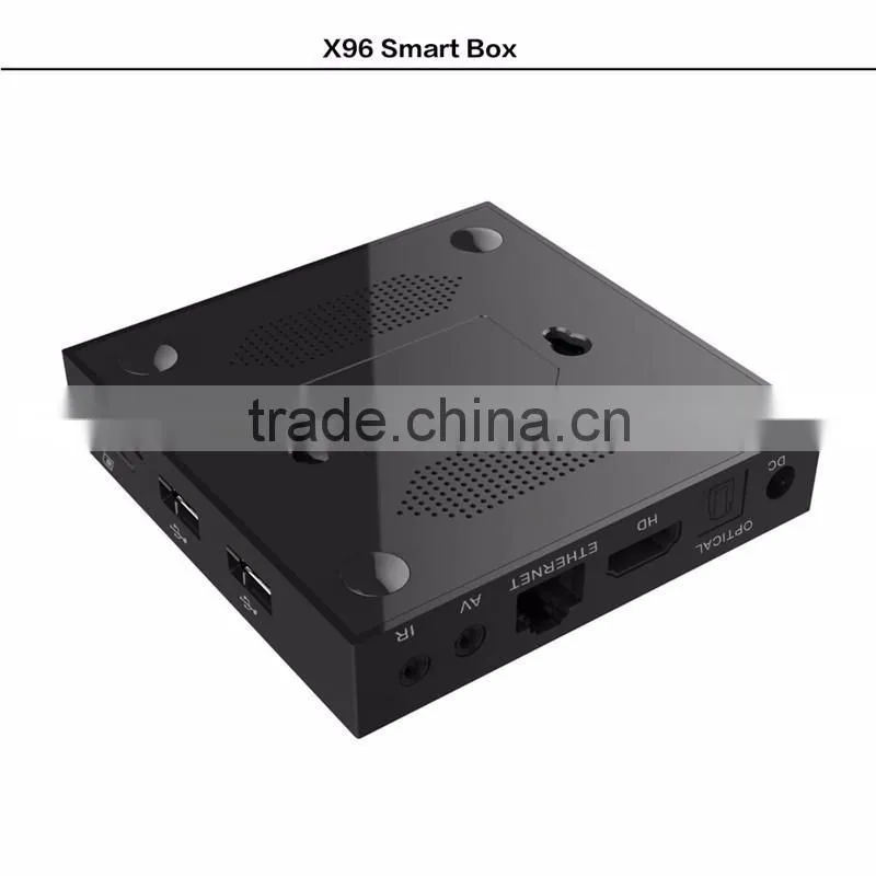 New arrival google android 6.0 tv box Amlogic S905X TV Box X96 with kodi fully loaded