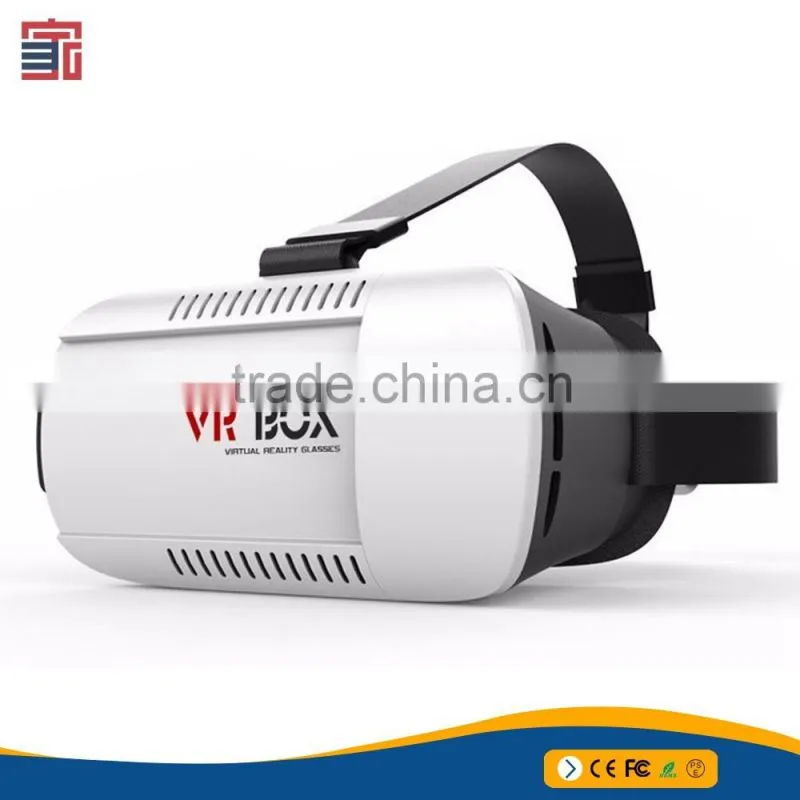 2016 best selling Smartphone Headset Virtual Reality VR box 3d video glasses smart phone VR BOX