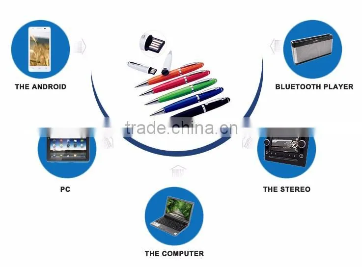 Top quality custom logo pen drive