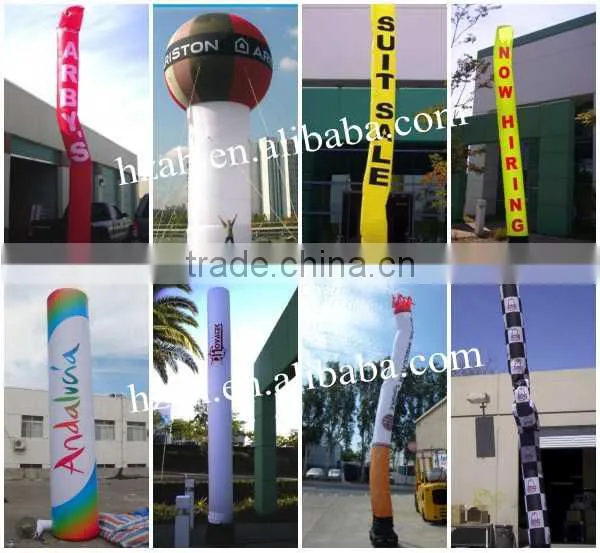 Long Inflatable Tube for Advertising Decoration