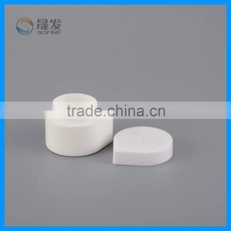 Irregular shape small cosmetic jar