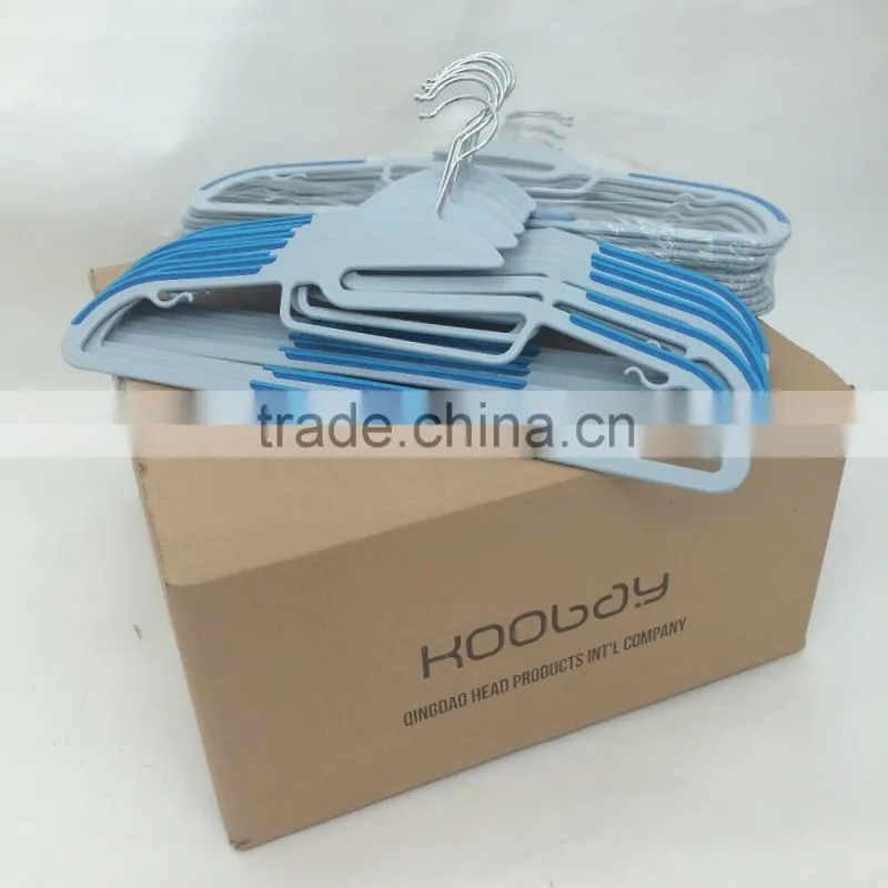 Velvet flocked jewelry hanger tie hange