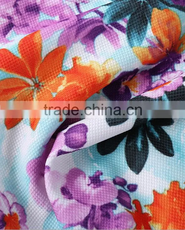 China textiles soft 300d polyester elastic colorful fabric for underwear