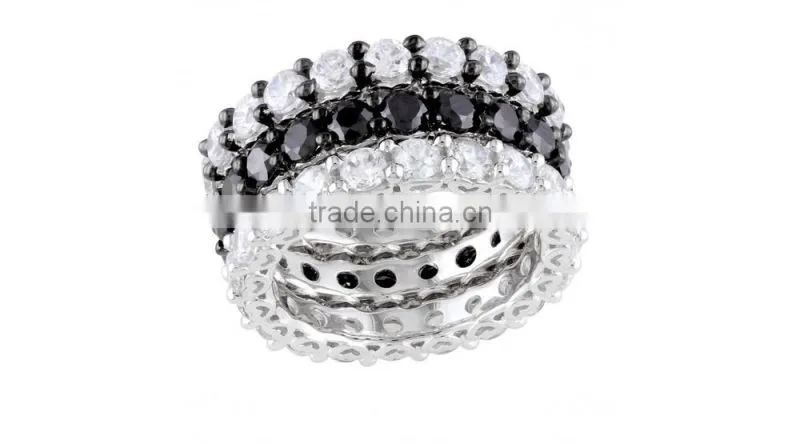 Men's silver big ring, silver puzzle ring