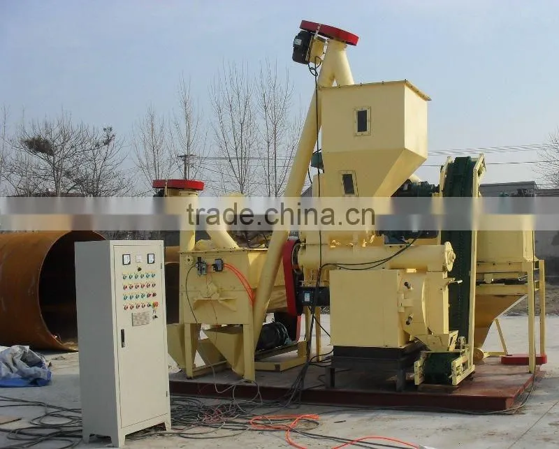 1ton per hour poultry pellet feed machine line