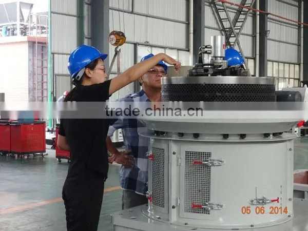 1-1.5ton/h vertical ring die wood pellet mill