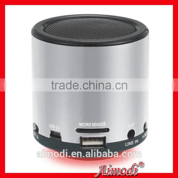 hot sales business gift bluetooth speaker with hands-free, fm radio, line in funciton