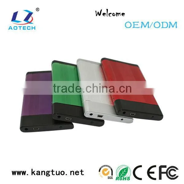 2014 high-end usb2.0 usb3.0 SATA interface usb hdd external hard drive case