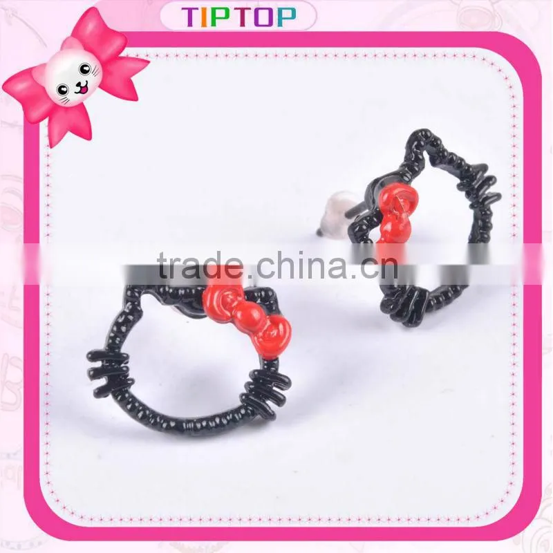 2015 fashion hello kitty earrings