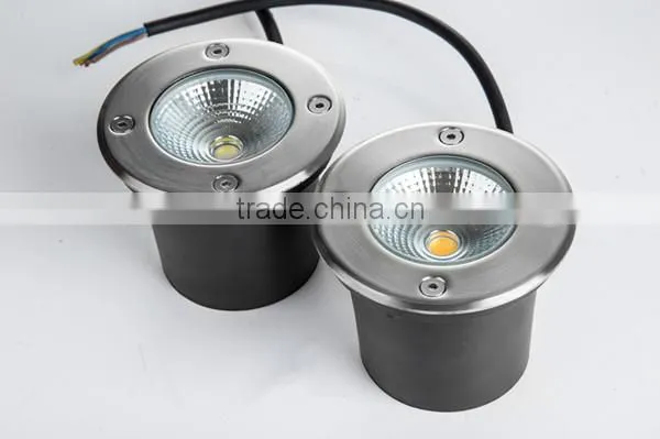 2016 CE ROHS IP67 COB chip 3W led underground light led step light