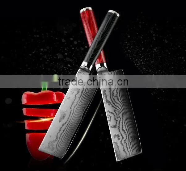 Hot damast vegetable knife, high quanlity knife kitchen japan