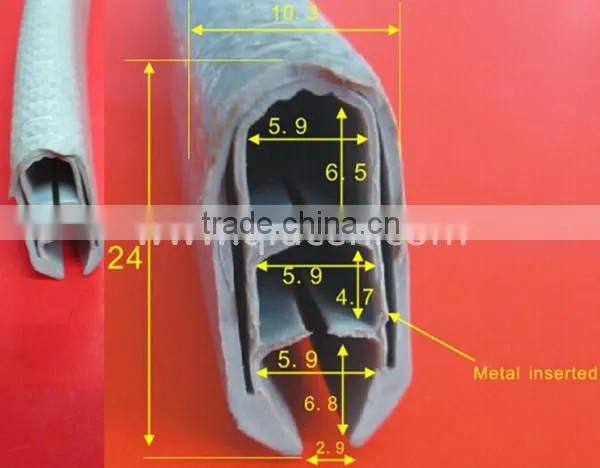 wiper blade rubber strip