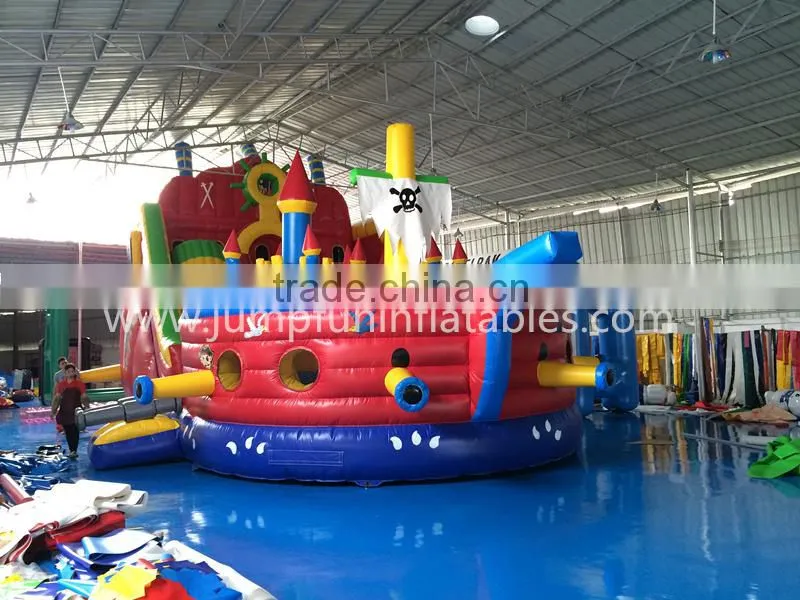 Giant Obstacle Course Inflatables entertainment park for commercial outdoor play park