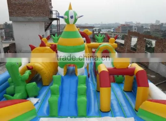 Giant amusement park TOP quality inflatable funcity