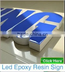 High Custom Stainless Steel Frontlit & Backlit Led Letter Sign