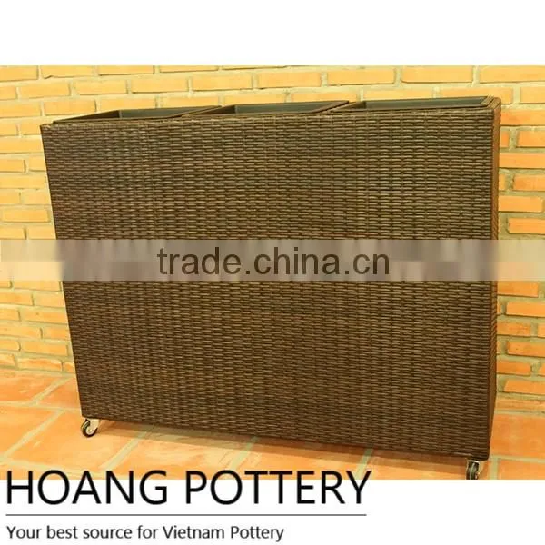 Handmade Wicker Planters Garden