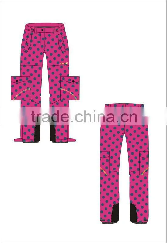 2014 fashion Ladies' ski wear