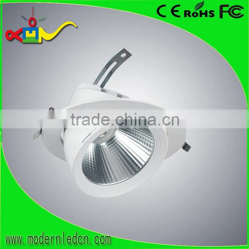 4 inch angle adjustable cob 30w trunk light dimmable