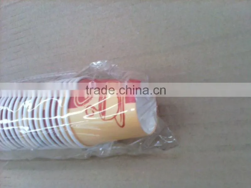2.5oz disposable single wall paper cups with custom logo printed and PE coated