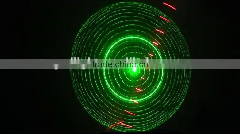 Red and Green storm effect pub laser light projector