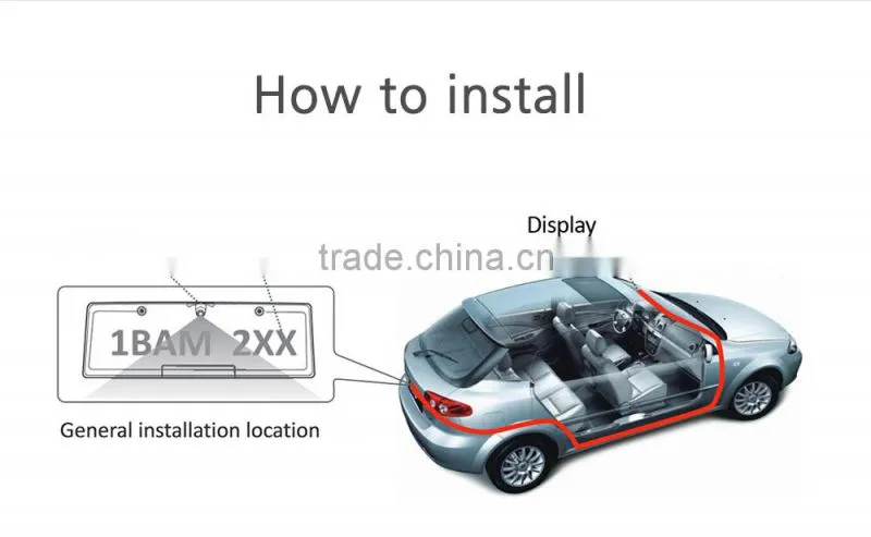 420 TV lines reverse car camera