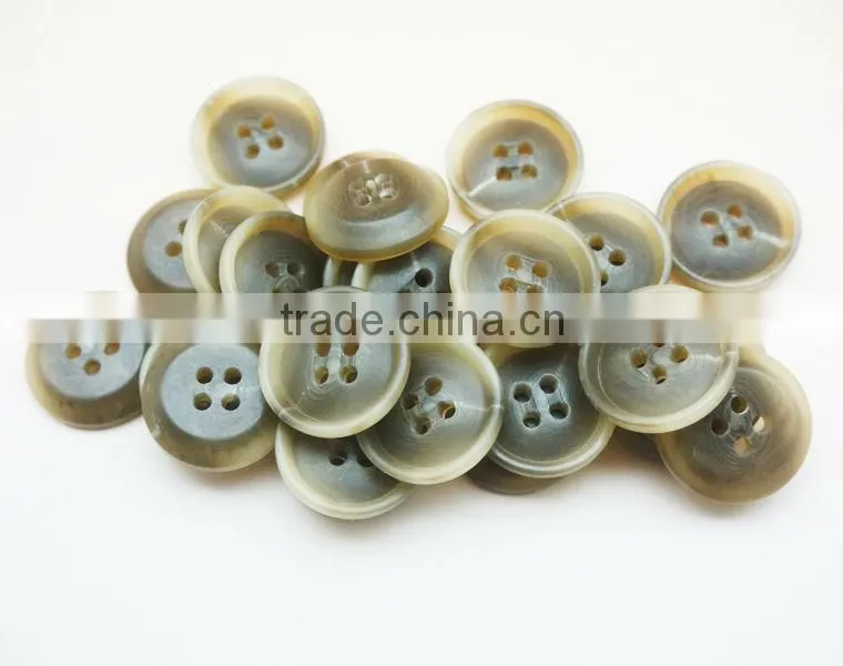 Premium Brown Shirt Buttons Round Four Holes Buttons for Clothes