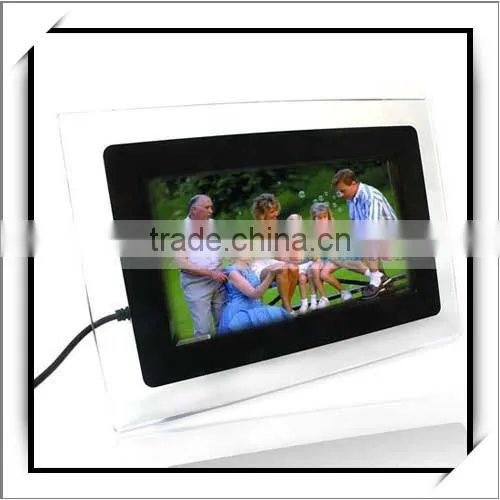 China Wholesale Wide Figure Screen Rectangle 7 Inch Digital Photo Frame