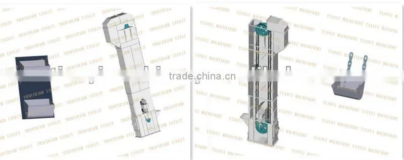 Large Capacity Fertilizer Conveying Machine Bucket Elevator