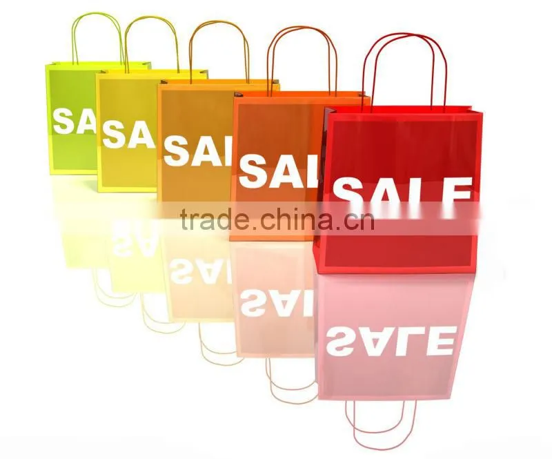 High quality different color shopping bags / Shopping bags for sale